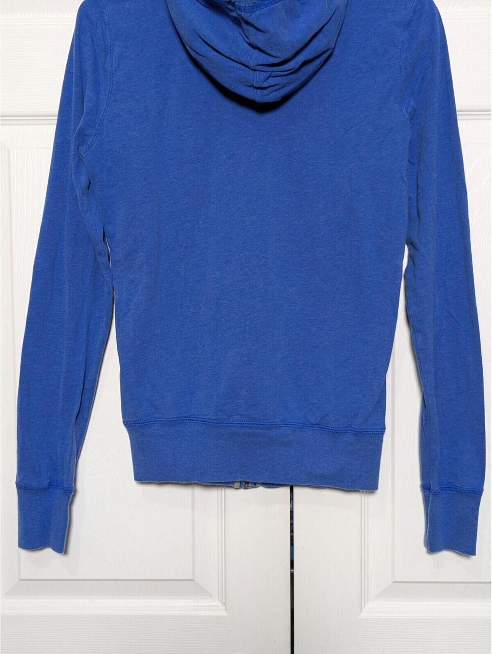 Nike Women's The Athletic Dept. Blue Vintage 2005 Hoodie, Cotton, Medium, Fitted - Picture 8 of 13